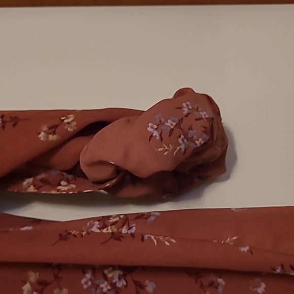 41 Hawthorne dark terra cotta floral blouse SZ S - Picture 5 of 7